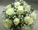White Rose Bouquet